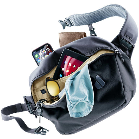 deuter Stroof 8, Umhängetasche, black (schwarz), 8L, Schultertasche