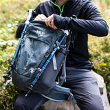 NILS CAMP Trekkingrucksack Wayfarer 35L in Grau - komfortabler Outdoor Rucksack mit Belüftung