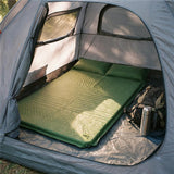 NILS CAMP selbstaufblasende Campingmatte 2 Personen 190 cm grün Isomatte Outdoor