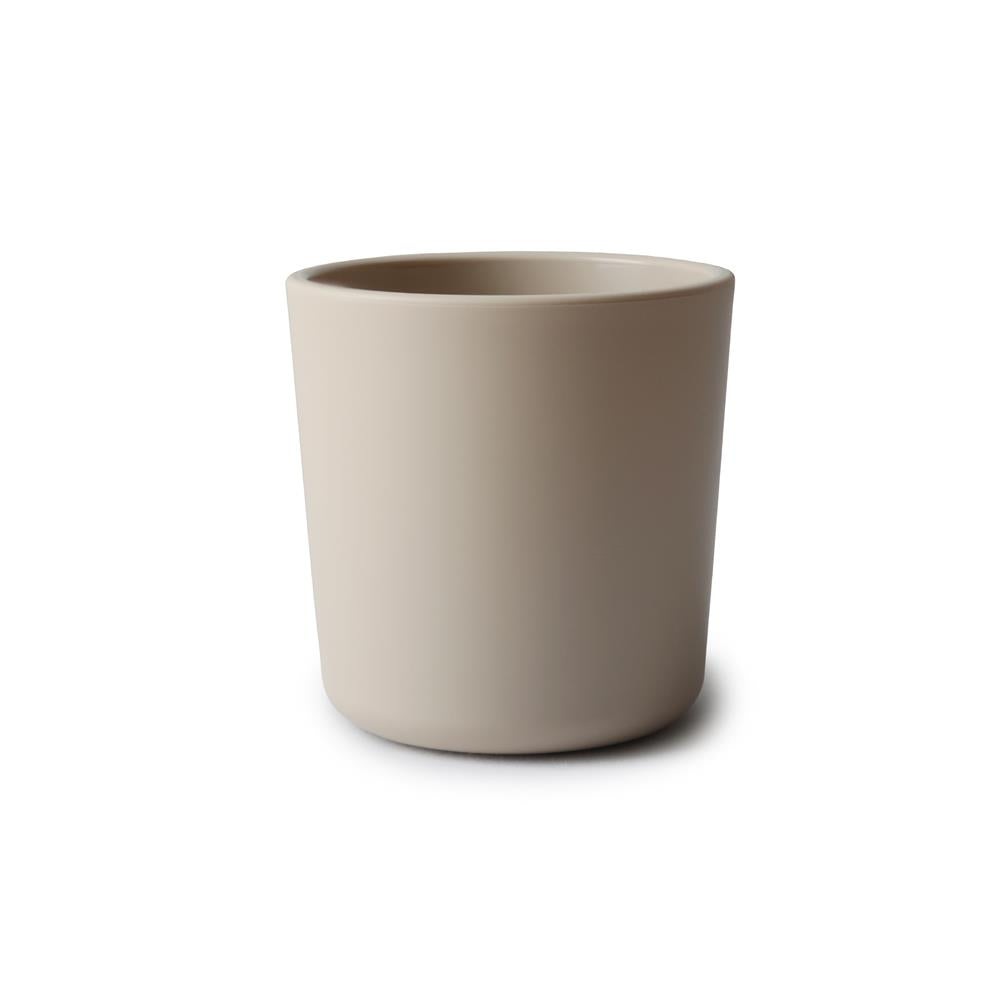 Mushie Trinkbecher 2er Set, Vanilla, BPA-frei