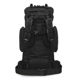 NILS CAMP Militärrucksack Eagle 70L Schwarz - Trekking Rucksack Outdoor Camping Survival