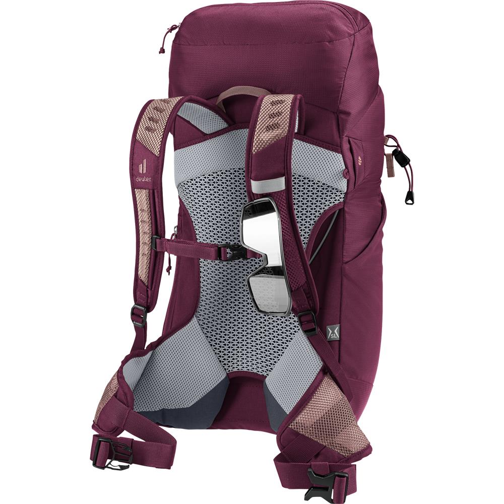 deuter AC Lite 28 SL, Wanderrucksack, ashrose-cassis (braun), 28L