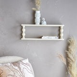 Bloomingville Salino Wandregal Weiß Holz 60x21,5cm Hängeregal