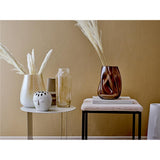 Bloomingville Frid Vase, Natur, Glas, D13xH30,5 cm