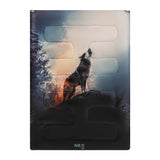 NILS CAMP Doppelschlafsack 3-in-1 mit Wolf-Motiv für Camping Reisen Outdoor warm