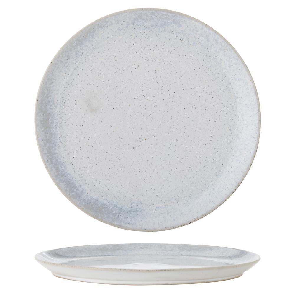 Bloomingville Paula Teller Blau Steingut D26,5xH2 cm – großer blauer Teller