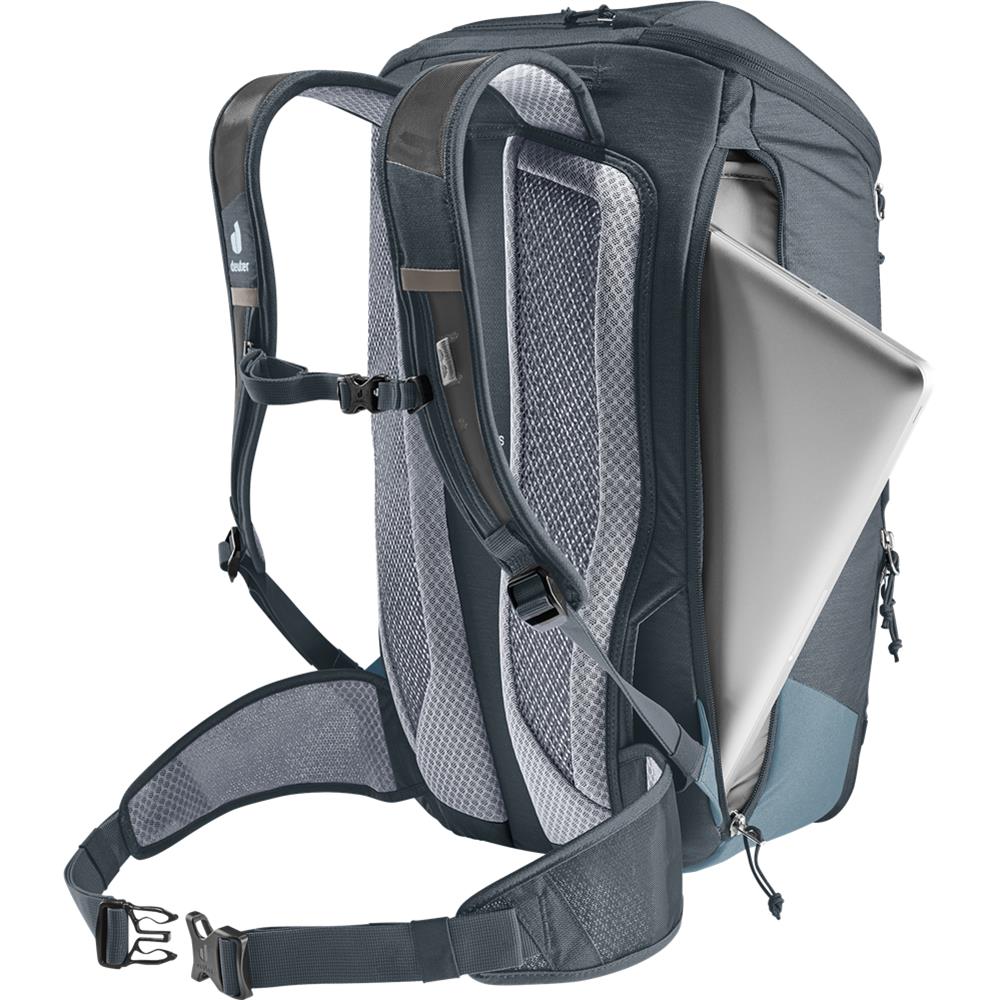 deuter Rotsoord 25+5, Fahrradrucksack, graphite-shale (grau), 30L, mit Laptopfach