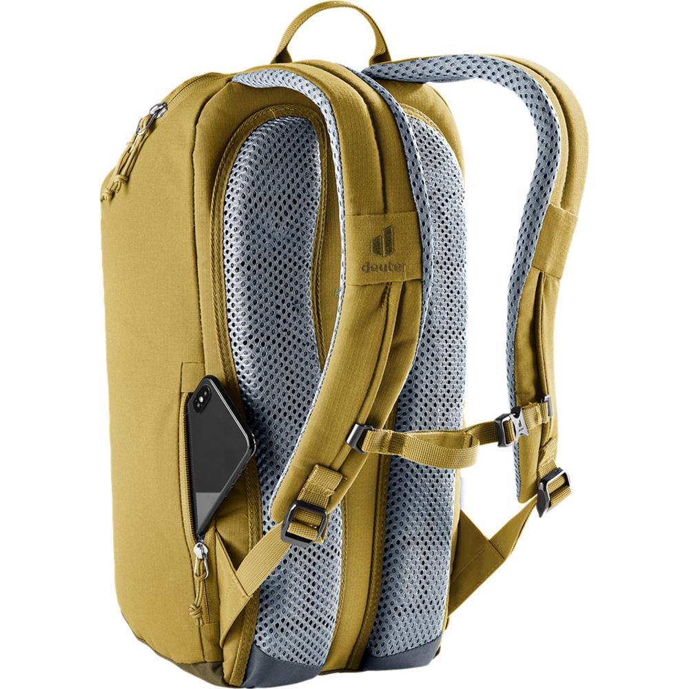deuter Stepout 16, Lifestyle-Rucksack, kelp-nori (beige), 16L, mit Flaschenhalter und Tabletfach