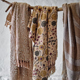 Bloomingville Salobre Decke Braun Baumwolle Wohndecke 160x130cm