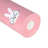 NILS NILS Thermobecher 500 ml Edelstahl rosa Kanninchen auslaufsicher mit Trageschlaufe