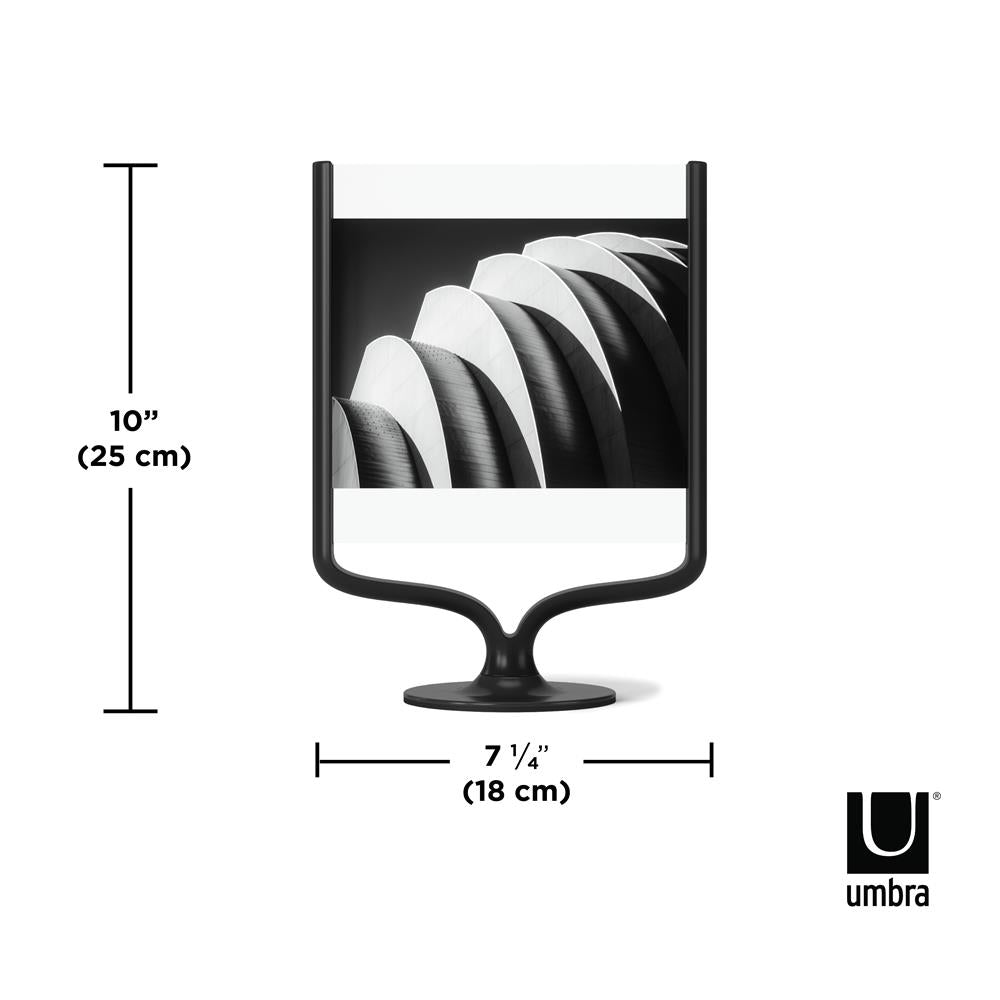 Umbra Wishbone Bilderrahmen in Schwarz für Fotogrößen 10x15 und 13x18 cm