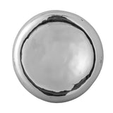 Bloomingville Shine Schale silber - Steingut Schale modern glänzend für Tischdeko & Wohnzimmer