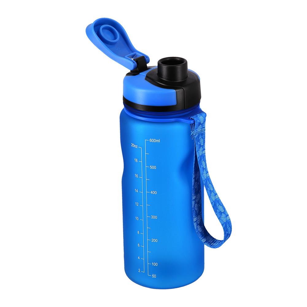 NILS CAMP Trinkflasche Tritan 600 ml blau für Camping Outdoor Sport Reisen
