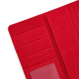 Kipling MONEY LAND, großes Portemonnaie, Red Rouge (rot), RFID Geldbörse mit vielen Fächern