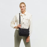 Kipling GABBIE S, Kleine Umhängetasche, Black Noir (schwarz), Schultertasche mit vielen Fächern