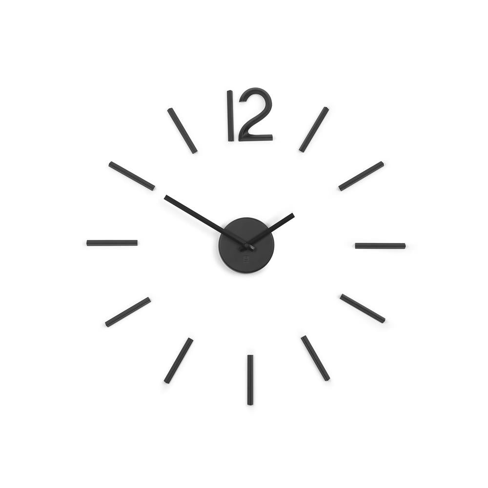 Umbra Blink Quarz Wanduhr Schwarz DIY Küchenuhr Dekouhr