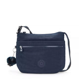 Kipling ARTO, Schultertasche, Blue Bleu 2 (blau), leichte Umhängetasche mit Fächern