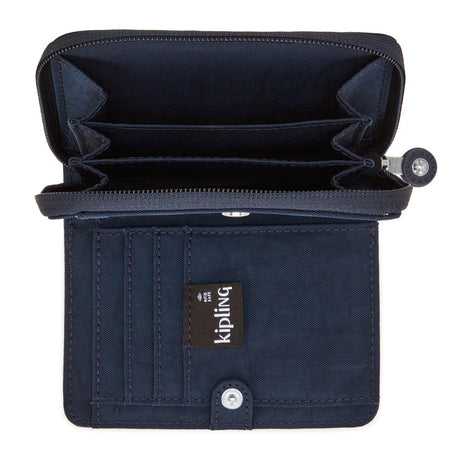 Kipling MONEY LOVE, Mittelgroßes Portemonnaie, Blue Bleu 2 (blau), Geldbörse, Brieftasche