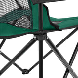 NILS CAMP Campingstuhl klappbar Grün - leichter Klappstuhl für Garten, Strand, Festival & Camping
