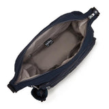 Kipling GABBIE M, Mittelgroße Umhängetasche, Blue Bleu 2 (blau), Schultertasche mit Reißverschluss