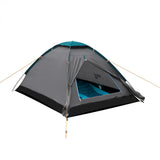 NILS CAMP Nightfall Zelt für 2 Personen in Grau - leichtes Campingzelt für Trekking, Berge & Outdoor
