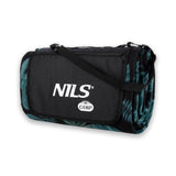 NILS CAMP Picknickdecke Grün Blätter 200x200 cm - große Outdoor Decke für Strand, Garten & Camping