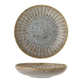 Bloomingville Fleur Teller, Natur, 22cm, Steingut, dänisches Design
