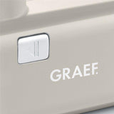 GRAEF Elektromesser EK508 - 150 W, taupe, schnittfest, ideal für Brot & Tiefgefrorenes | B-Ware