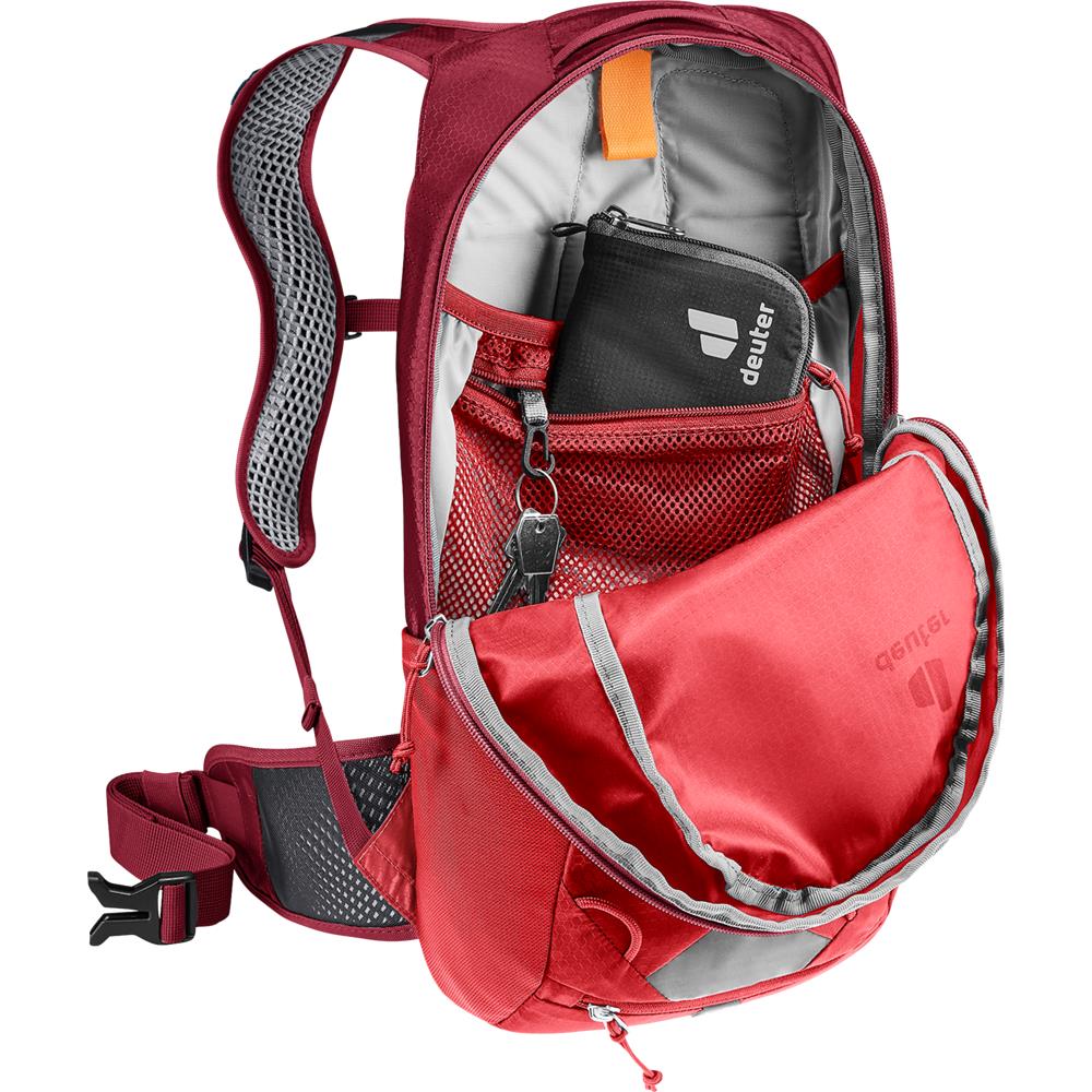 deuter Race 8, Fahrradrucksack, cherry-masala (rot), 8L