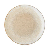 Bloomingville Paula Teller aus Steingut in Natur D26,5 cm – Speiseteller für Küche und Tischdeko