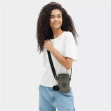 Kipling TALLY, Handytasche, Green Moss (grün), Crossbody Tasche für Smartphone mit Fächern