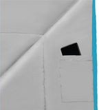 NILS CAMP Schlafsack Grau-Blau - Mumienschlafsack für Camping, Trekking & Outdoor