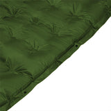 NILS CAMP selbstaufblasende Campingmatte 188 cm dunkelgrün mit Kissen Isomatte Outdoor