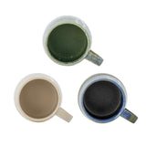 Bloomingville Cloe Becher blau Steingut Set 3 Stück 460 ml