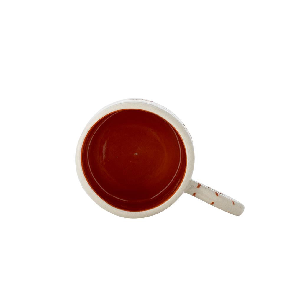 Bloomingville MINI Cloudy Tasse 110 ml Steingut, natur, Schriftzug "YOU ARE MY SUNSHINE"