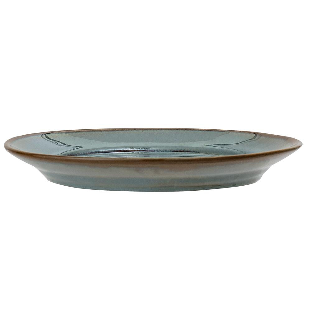Bloomingville Pixie Teller, Grün, 28cm, Steingut, dänisches Design