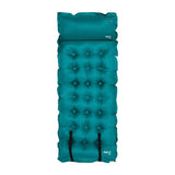 NILS CAMP selbstaufblasende Campingmatte 188 cm meerblau mit Kissen Isomatte Outdoor