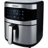 Steba Heißluftfritteuse HF 8000 FAMILY 8 Liter Edelstahl mit 8 Programmen 1800 Watt