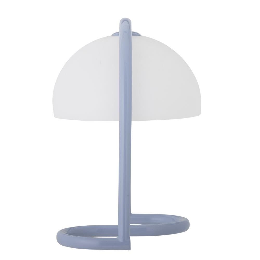 Bloomingville Favour Tischlampe Blau Acryl 24,5x29,5cm