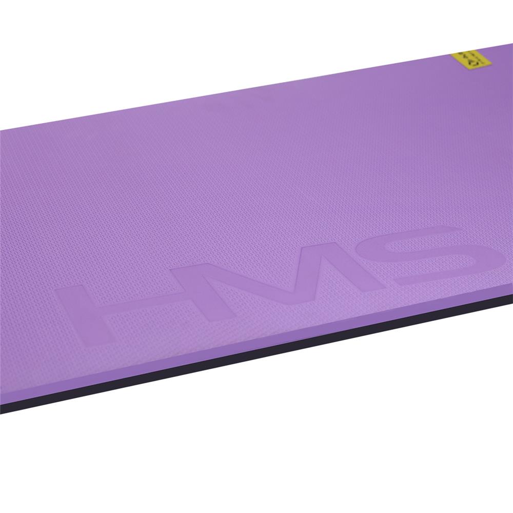 HMS Premium MFK01 Fitnessmatte 110x55 cm 15 mm Violett/Schwarz
