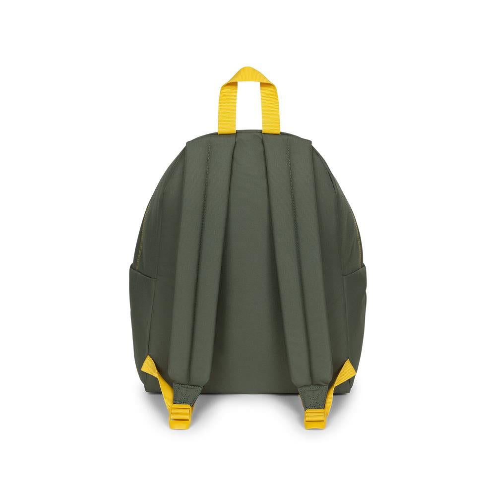 Eastpak PADDED PAK'R, Rucksack, KontrastKhakiYellow (grün), 24L, Laptopfach und Gepolstertes Rückenteil