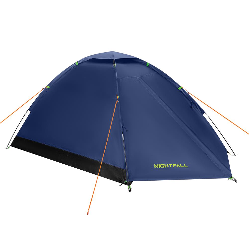 NILS CAMP Nightfall Zelt für 2 Personen in Dunkelblau - leichtes Campingzelt für Trekking, Berge & Outdoor