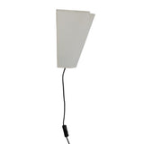 Bloomingville Janese Wandleuchte aus Papier in Weiß – moderne Wandlampe fürs Wohnzimmer