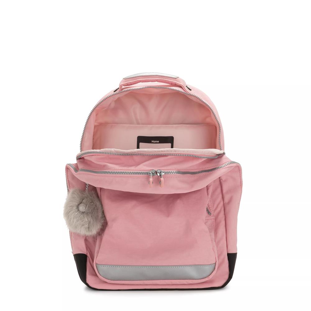 Kipling CLASS ROOM, großer Rucksack, Bridal Rose (rosa), Schulrucksack mit Laptopfach 15 Zoll