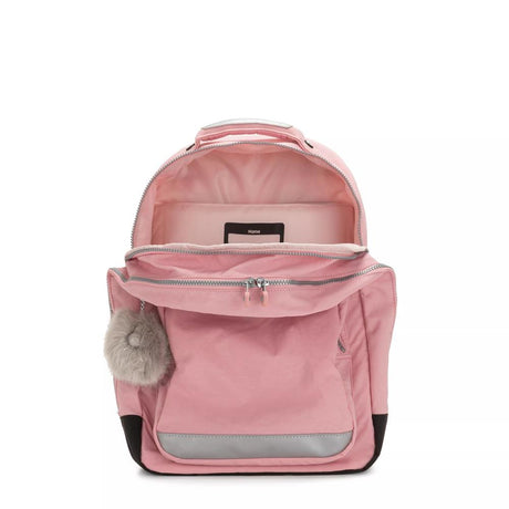 Kipling CLASS ROOM, großer Rucksack, Bridal Rose (rosa), Schulrucksack mit Laptopfach 15 Zoll