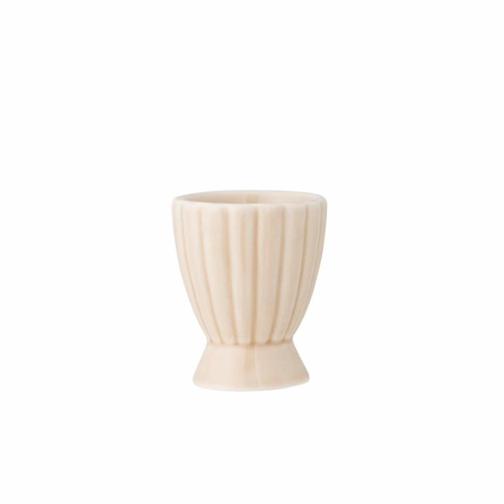 Bloomingville Latina Eierbecher, Natur, Steingut, dänisches Design