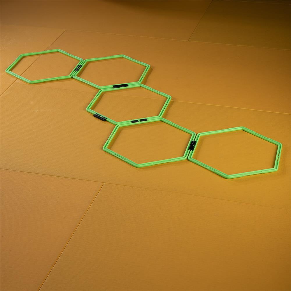 Koordinationsringe Set 6er Hexagon Agility Ringe | HMS SKR06