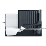 GRAEF Allesschneider SlicedKitchen S11001 weiß mit Edelstahl Wellenschliffmesser und Kindersicherung