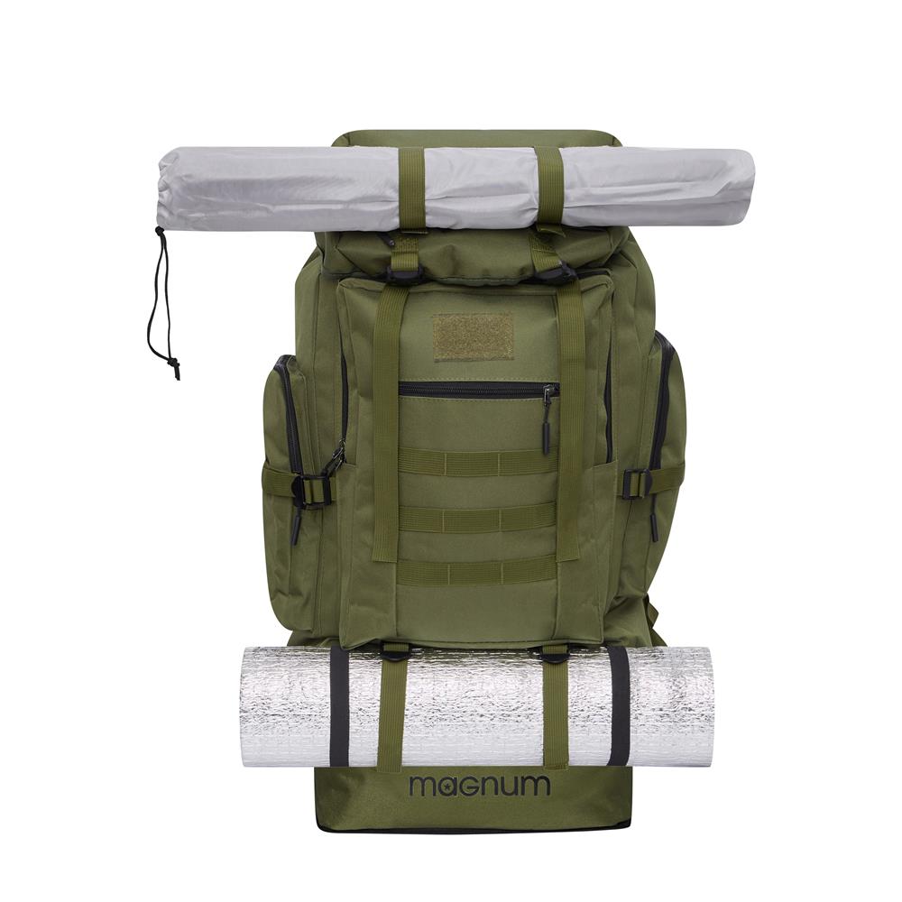 NILS CAMP taktischer Trekkingrucksack Magnum 100L in Grün - großer Outdoor Rucksack