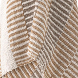 Bloomingville Isnel Decke natur recycelte Baumwolle 160x130 cm